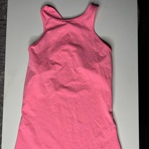 Pink Athleta workout tank with cute back